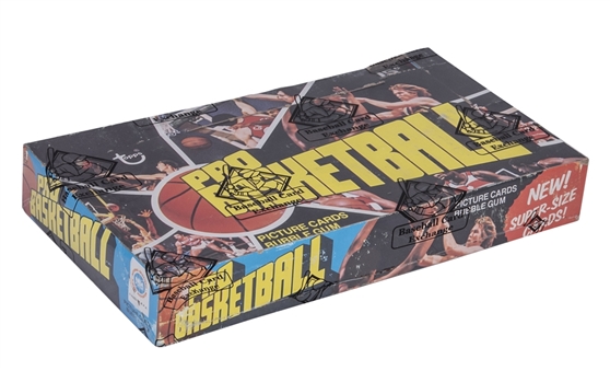 1976-77 Topps Basketball Unopened Wax Box (24 Packs) – BBCE Certified